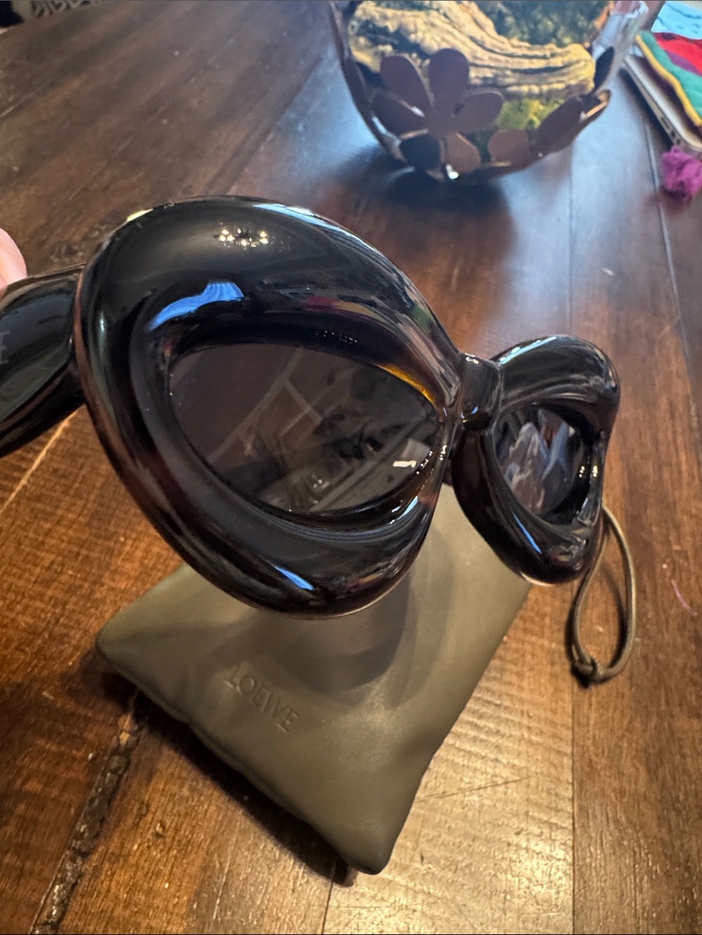 Loewe Oversized Tortoiseshell Cat-Eye Sunglasses
